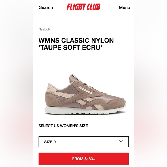 Reebok Classic Nylon Sneaker - Picture 10 of 13